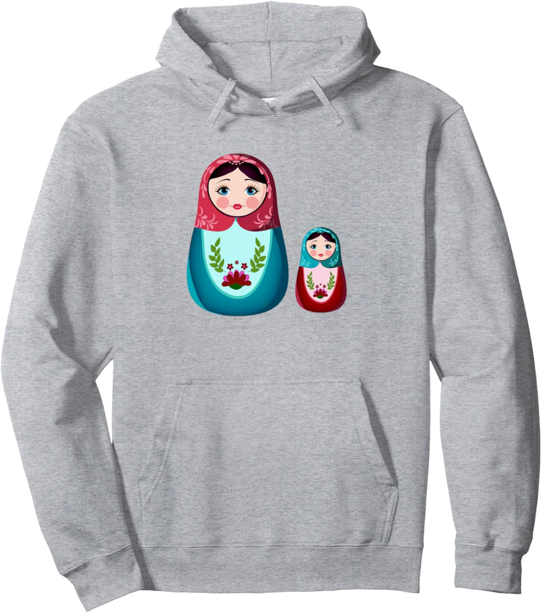 Matrjoschka eine russische Puppe Matroschka Pullover Hoodie