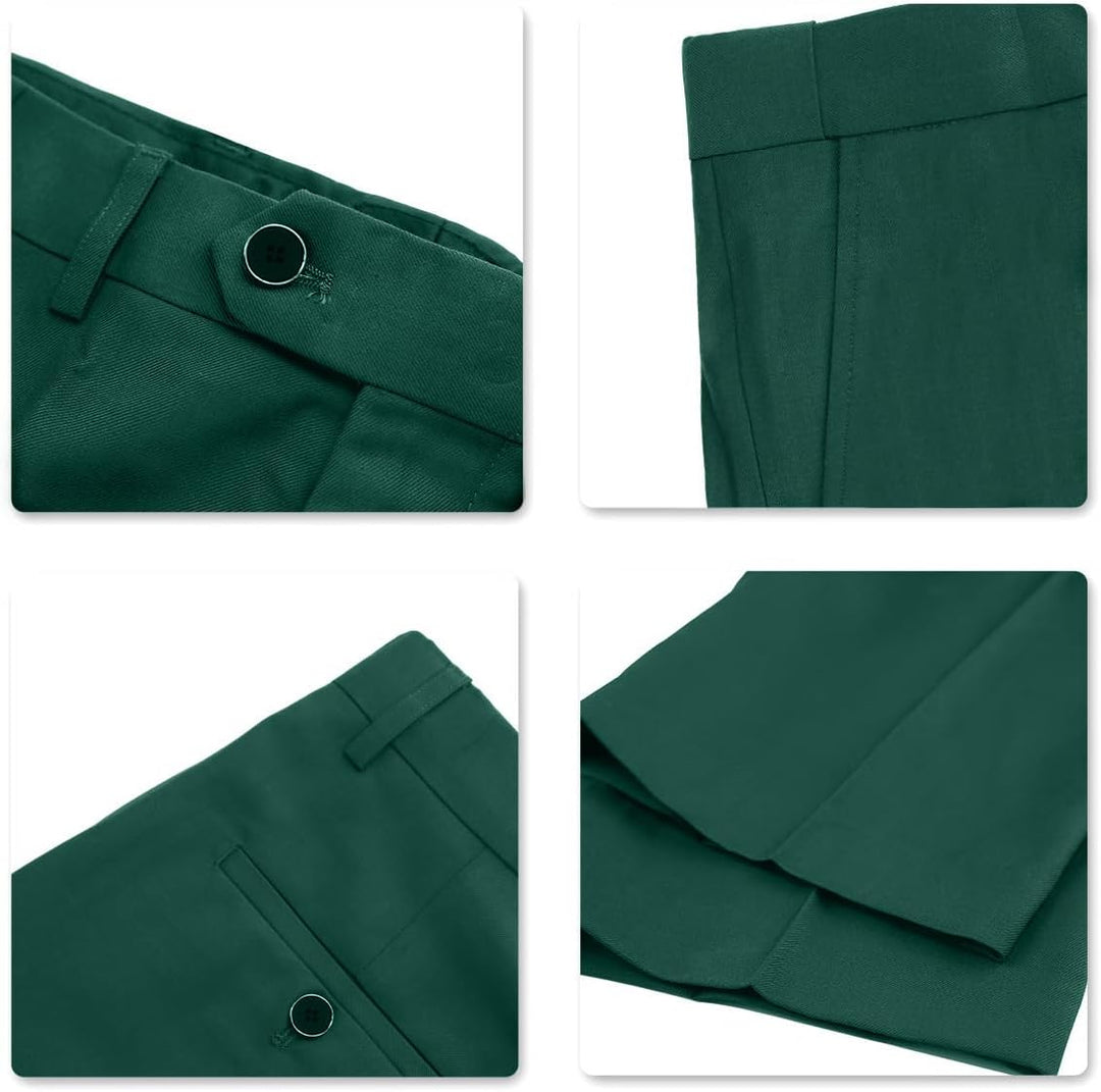 Allthemen Anzug Herren Slim Fit 3 Teilig Anzüge Modern Herrenanzug 3-Teilig Sakko Hose Weste für Bus