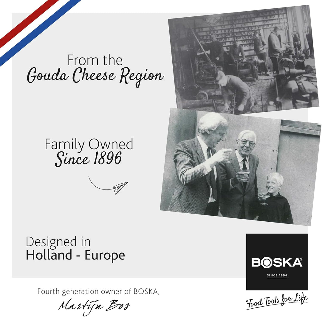 Boska Cheese Baker, Käse-Backform-Set perfekt für einen Camembert, 4-teilig, 154x130x145 mm 14.3 x 1