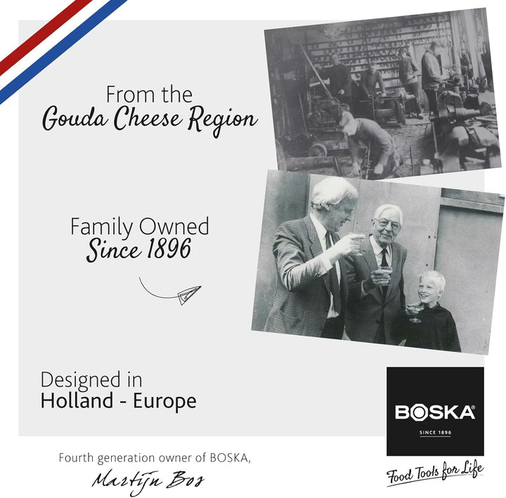 Boska Cheese Baker, Käse-Backform-Set perfekt für einen Camembert, 4-teilig, 154x130x145 mm 14.3 x 1