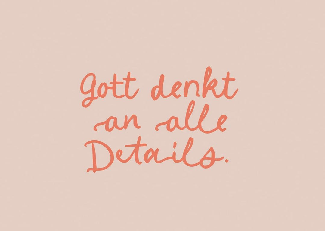 Gott denkt an alle Details: 18 Postkarten für deinen Alltag (Stennie Studio)