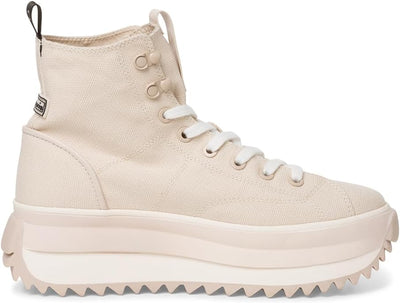 Tamaris Damen Sneaker High Vegan 38 EU Elfenbein, 38 EU Elfenbein