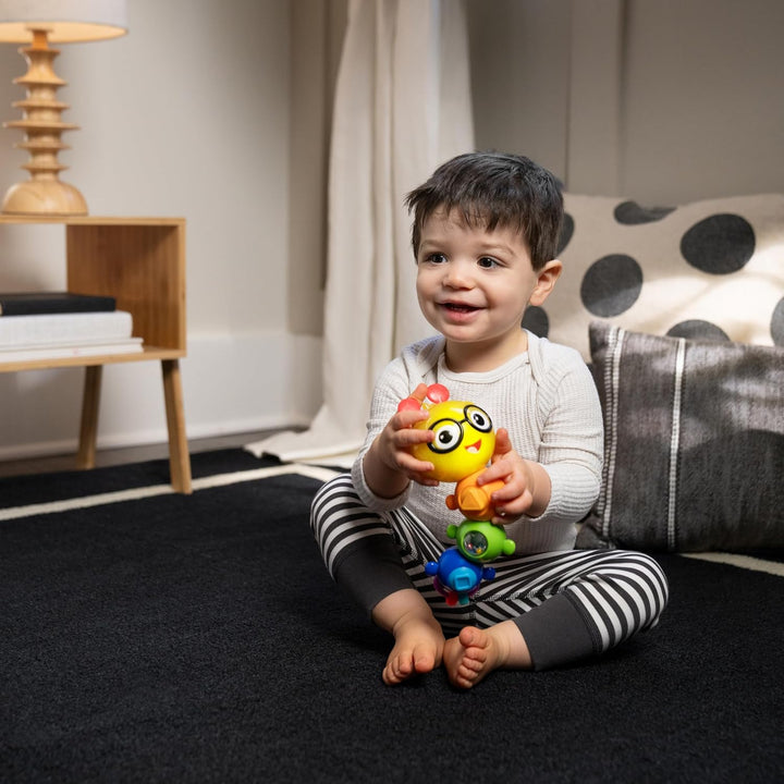 Baby Einstein Twist-a-Pal Cal Sensorik Spielzeug, mit Musik, ab 6 Monaten, Twist-a-pal Cal