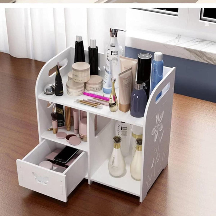 LEcylankEr Make-up Organizer mit Schubladen, Make-up Lagerung Kosmetische Schminktisch Organizer Mak
