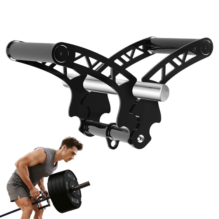 Fitarc Verstellbare Breite T-Stange, Reihengriff, Landminen-Befestigung für Langhantel, U-Clips, Fit
