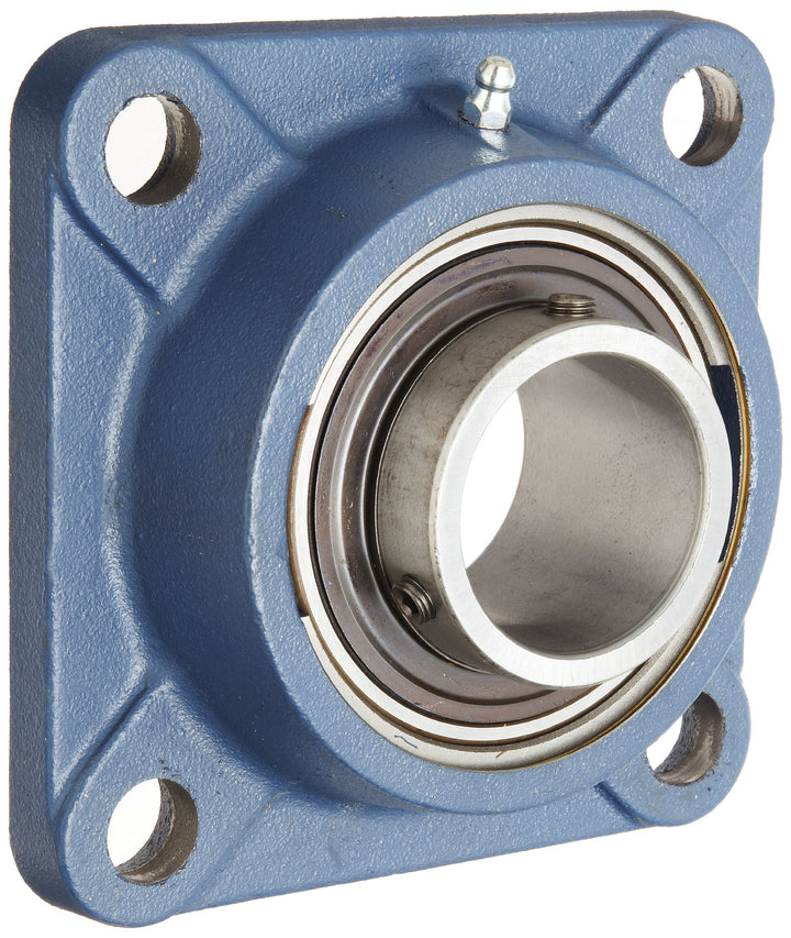 SKF fy-tf Serie Kugellager Flansch, Einheit, 4 Bolt Löcher, Wirbel Lock, regreasable, Kontakt und Fl