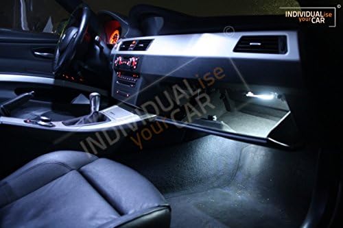 INDIVIDUALise your CAR Innenraumbeleuchtung SET für 3er E90 Limousine (Ohne Panoramadach, Cool-White