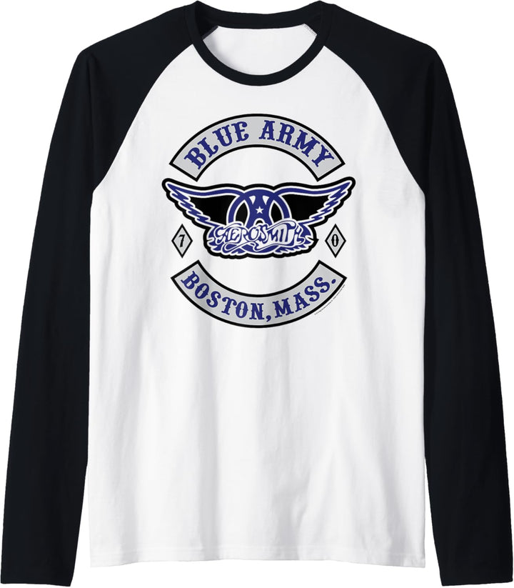 Aerosmith - Blaue Armee Raglan