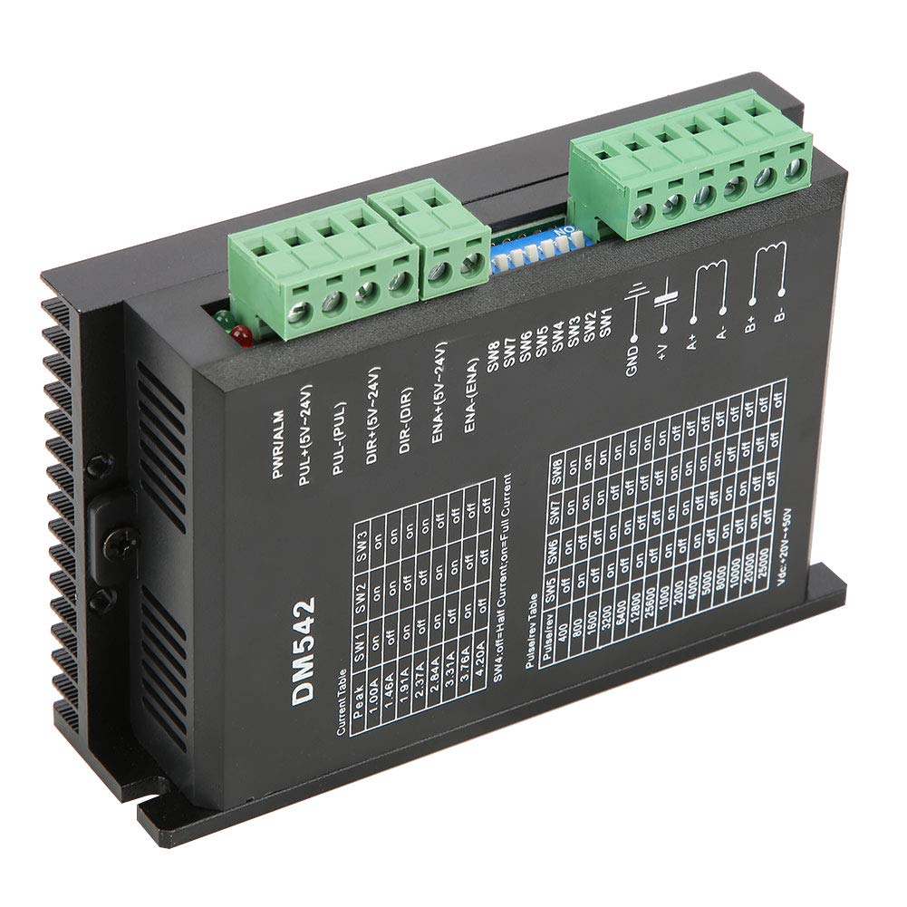 Stepper Treiber, Dm542 2 Phasen Schrittmotortreiber Dc 18-48v 57/86 Stepper Motor Driver Peak 4.2a