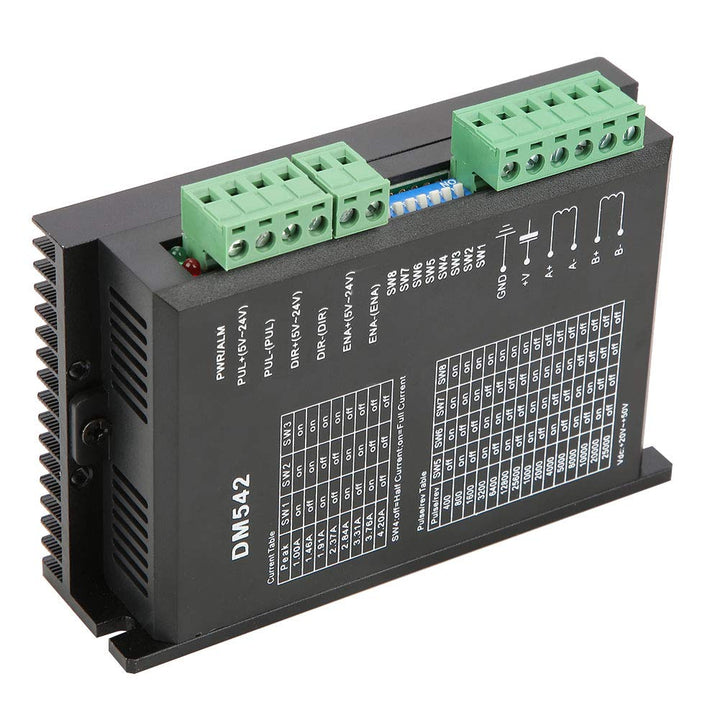 Stepper Treiber, Dm542 2 Phasen Schrittmotortreiber Dc 18-48v 57/86 Stepper Motor Driver Peak 4.2a