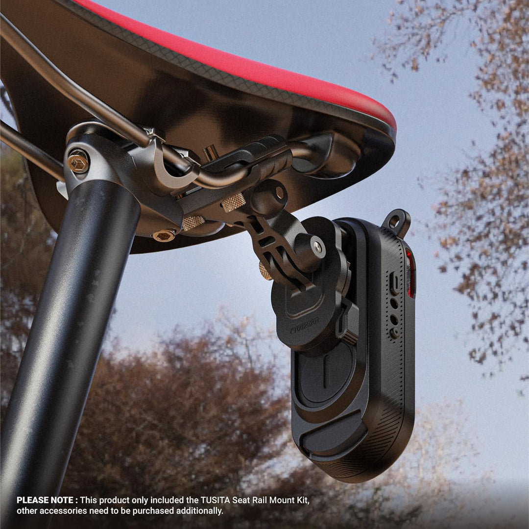 TUSITA Sitzschienen Halterung Kit Kompatibel mit Garmin Varia RCT715 Fahrrad Radar Varia RCT715 Halt