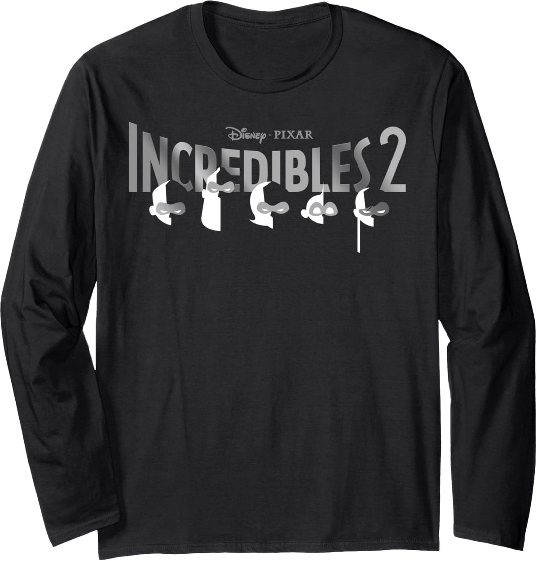 Disney Pixar Incredibles 2 Chrom-Lampenschirme Langarmshirt