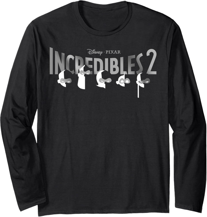 Disney Pixar Incredibles 2 Chrom-Lampenschirme Langarmshirt