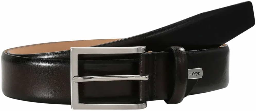 LLOYD Men's Belts Gürtel Herrengürtel Ledergürtel Schwarz 2599 W85 Braun, W85 Braun