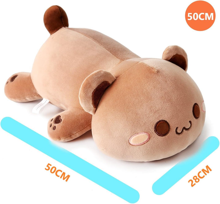 shownicer Plüschtier Braun Bär Kuscheltier Stofftier Kawaii Bär Plüsch, Bär Plüschkissen Spielzeug,