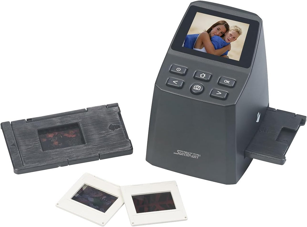 Somikon Negativscanner: Stand-Alone-Dia- und Negativ-Scanner mit 16-MP-Sensor, 4.920 DPI (Negativ- u