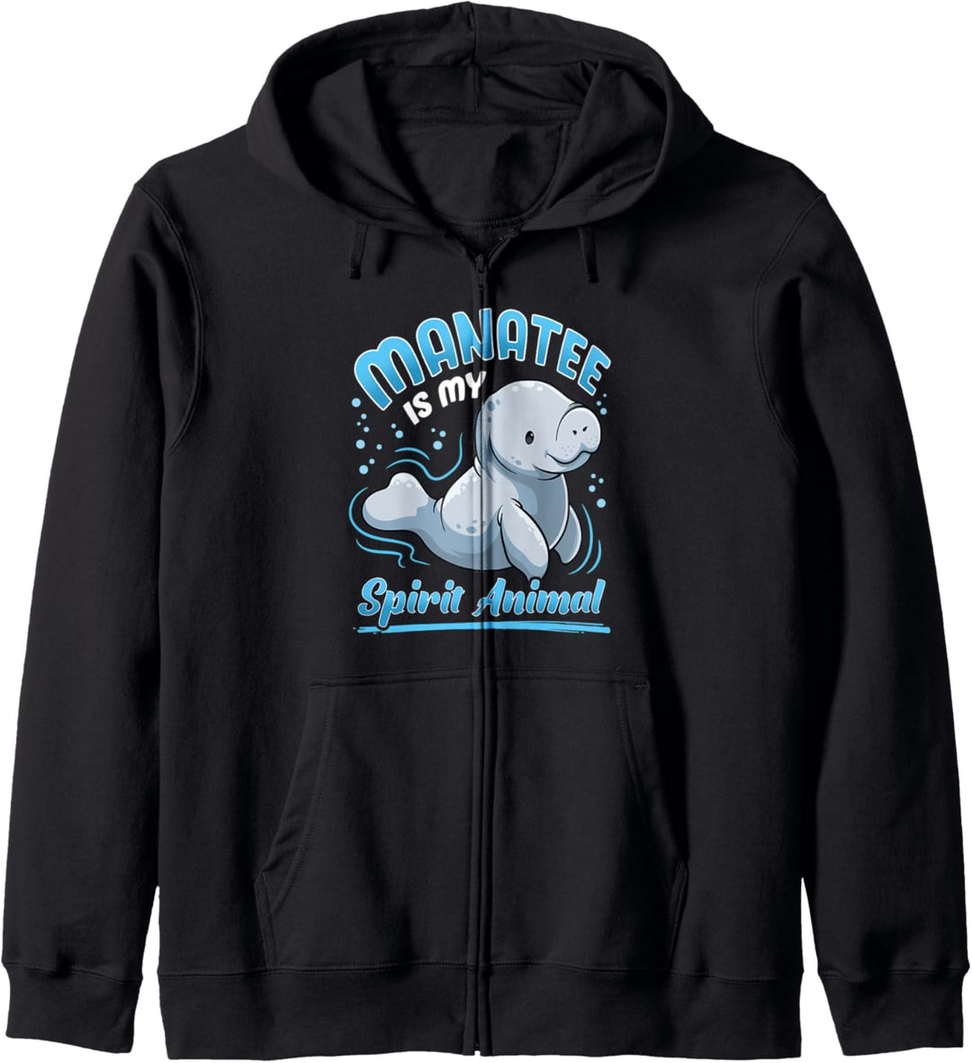 Seekuh ist mein Geist Tier niedliche Seekuh Dugong Geschenk Kapuzenjacke