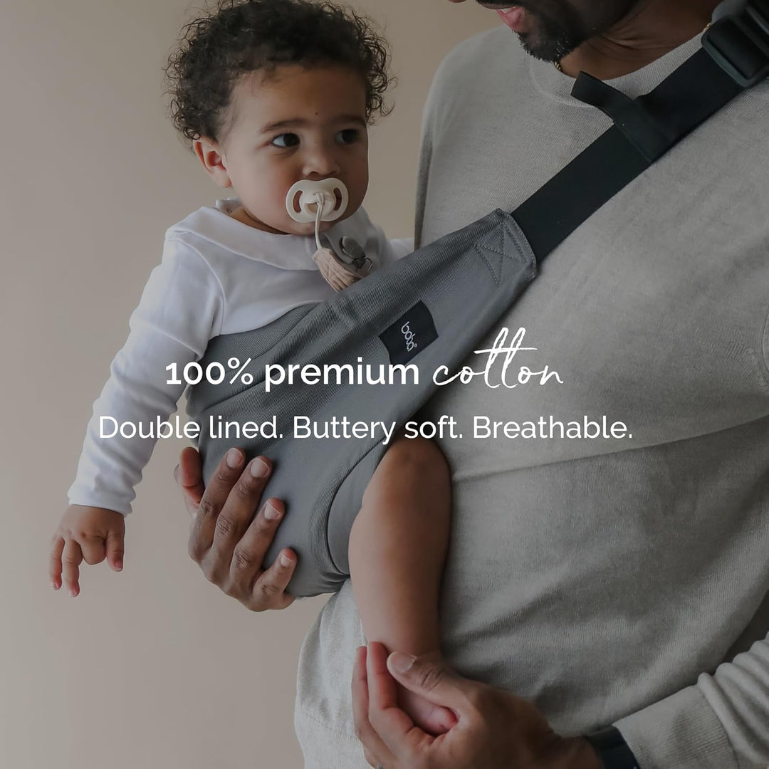 Boba Buddy Hüfttrage Baby bis Kleinkind - 100% Baumwoll Babytrage Seitlich, Kindertrage mit verstell