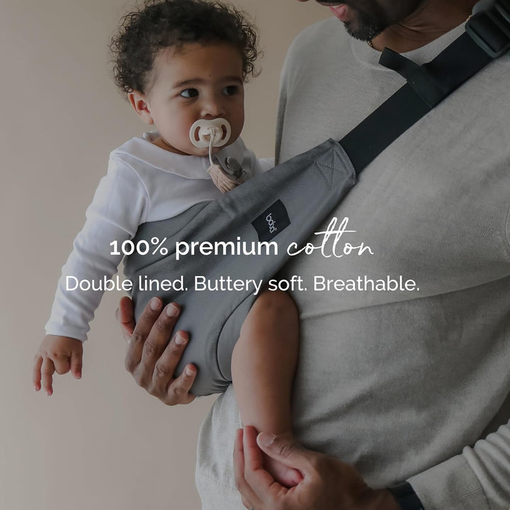 Boba Buddy Hüfttrage Baby bis Kleinkind - 100% Baumwoll Babytrage Seitlich, Kindertrage mit verstell