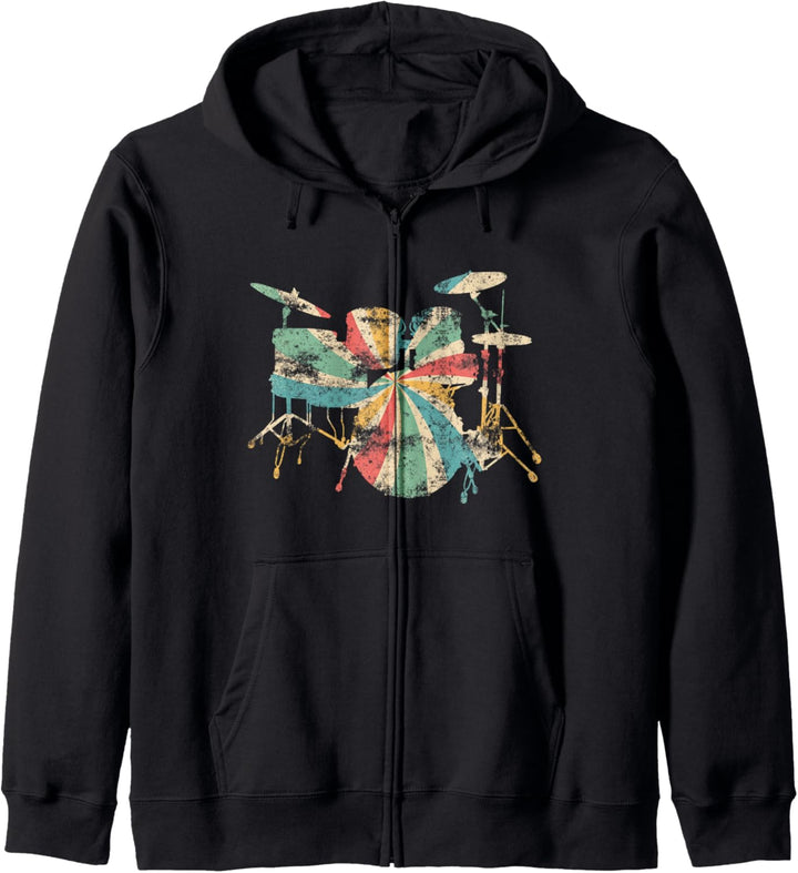 Schlagzeuger Drummer Musik Schlagzeug Kapuzenjacke