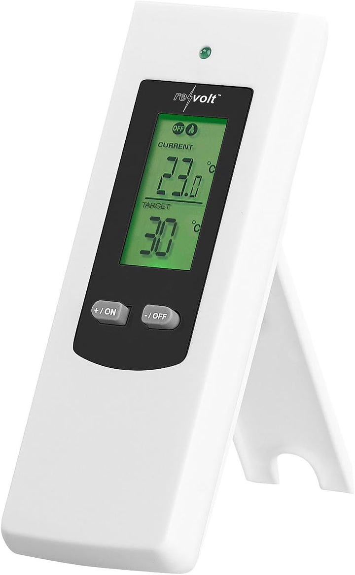 revolt Funkthermostat: Steckdosen-Thermostat mit mobiler Steuereinheit für Heiz- & Klimagerät (Tempe