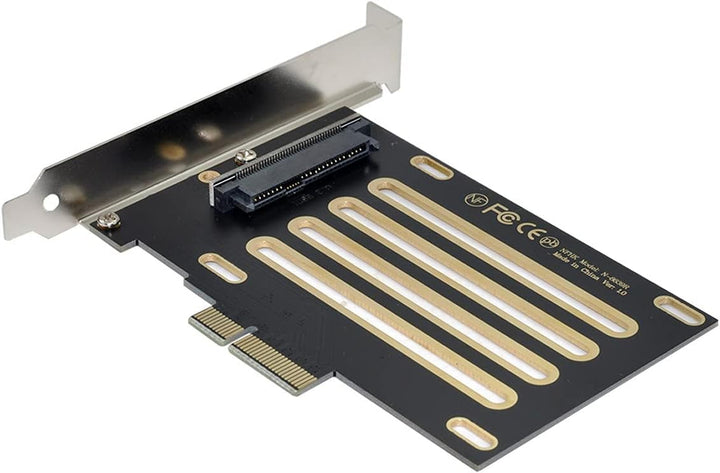 Cablecc PCI-E 3.0 x4 Lane auf U.2 U2 Kit SFF-8639 Host Adapter für Intel Motherboard & 750 NVMe PCIe