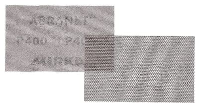 Mirka Abranet Netz-Schleifstreifen 81x133 mm Klett / Korn P400 / 50 Stk / zum Schleifen von Holz, Sp