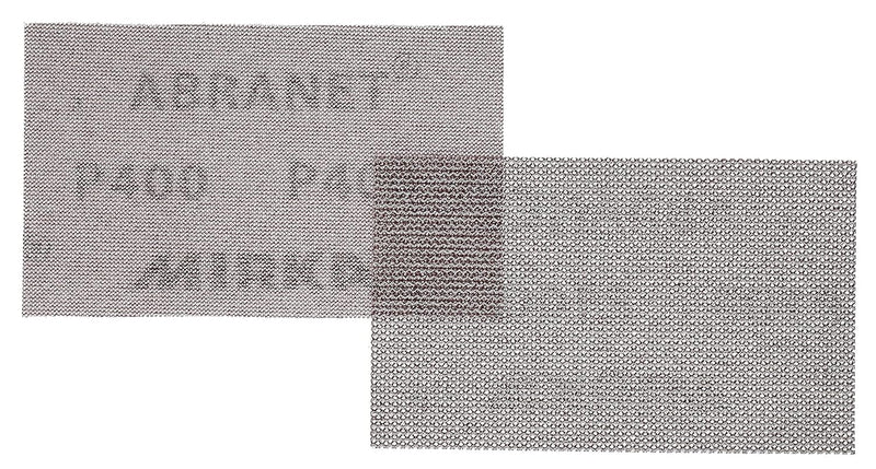 Mirka Abranet Netz-Schleifstreifen 81x133 mm Klett / Korn P400 / 50 Stk / zum Schleifen von Holz, Sp