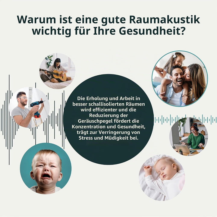 murando Akustikbild Landschaft Wald Bilder Akustikschaum Hochleistungsschallabsorber Schallschutz Le