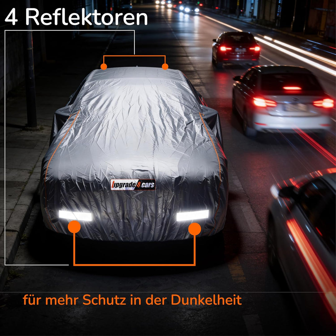 Upgrade4cars Autoabdeckung Outdoor Vollgarage Version 2026 atmungsaktiv &amp; wasserdicht | Auto Abdeckp