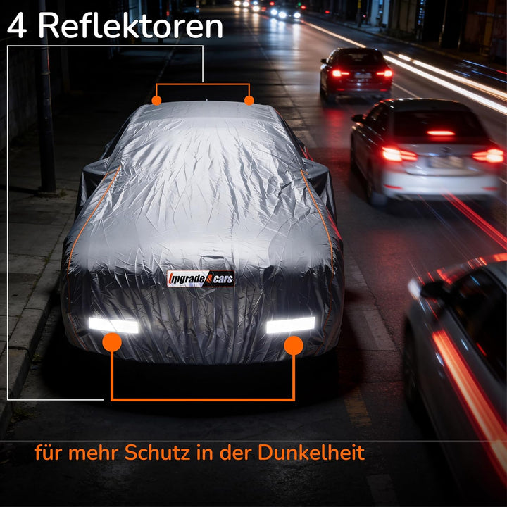 Upgrade4cars Autoabdeckung Outdoor Vollgarage Version 2026 atmungsaktiv &amp; wasserdicht | Auto Abdeckp