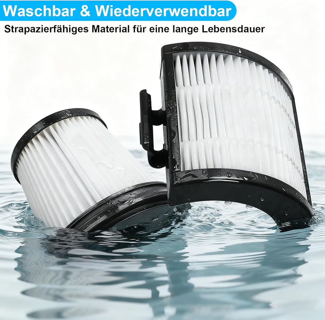 Filter für Shark Detect Pro Staubsauger IW3612EU IW3612EUT IW3613EUT IW3612AMZEU, 2 HEPA-Filter, 2 V