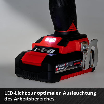 Einhell 4513940 Akku-Schlagbohrschrauber TE-CD 18/50 Li-i BL PowerX-Change(Li-Ion,18V,50Nm,10mminBet