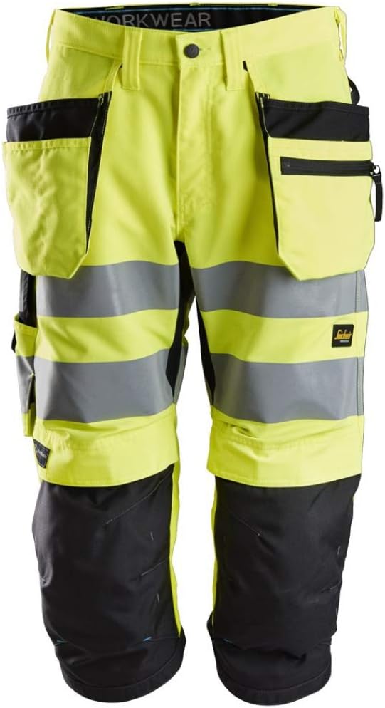 LiteWork, High-Vis Piratenhose+ Holstertaschen Klasse 2