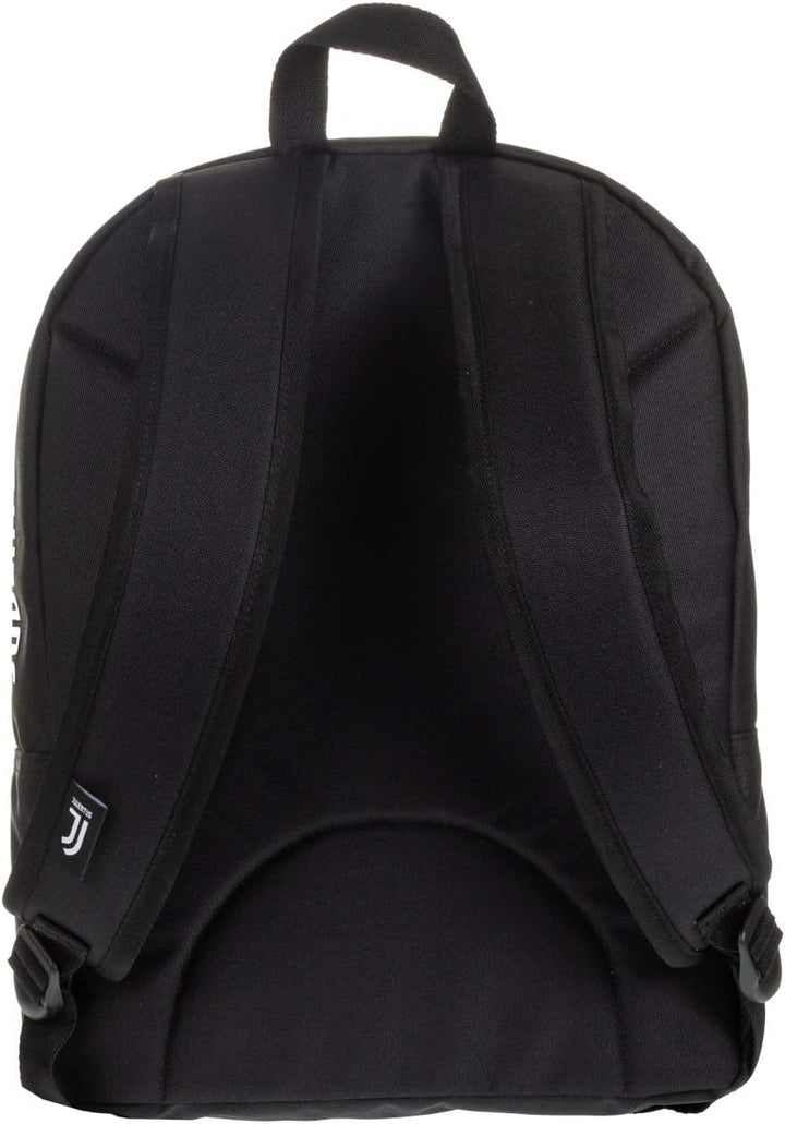 Seven Zaino Doppio Scom Juventus Coaches Rucksack, 41 cm, 34 liters, Schwarz (Bianco e Nero)