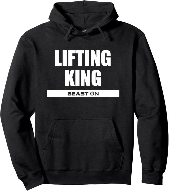 Lifting King Bodybuilding Gains Gym Fitness Training Sprüche Pullover Hoodie