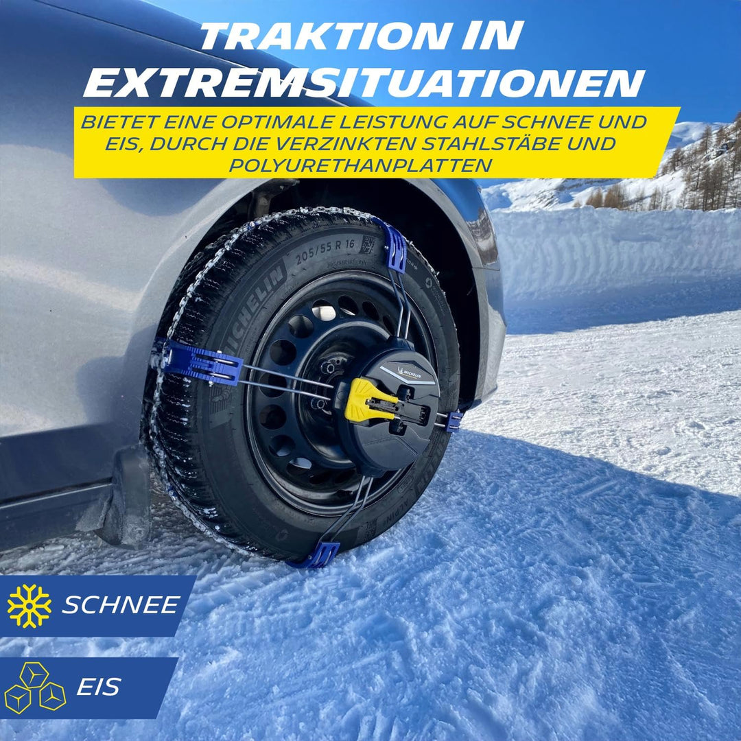 MICHELIN FAST GRIP Schneekette 150 | Front Schneekette Auto | Mit Schnell-Befestigungssystem|Reifen