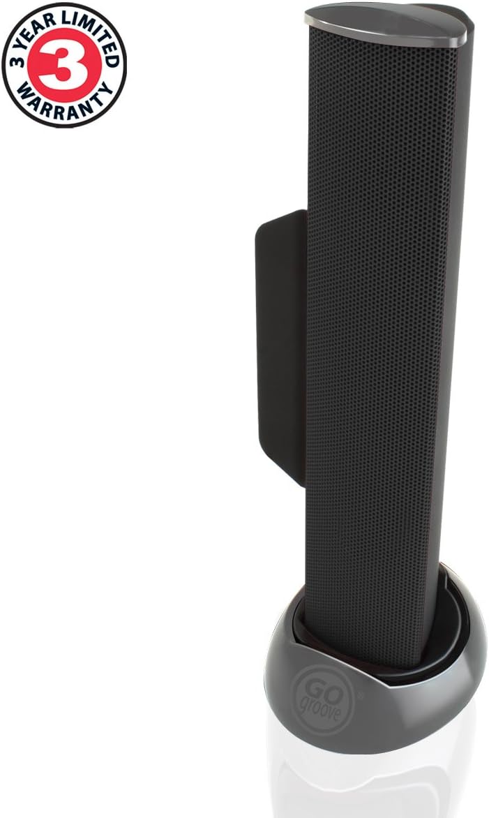GOgroove SonaVERSE PC Soundbar für Laptops - USB-betriebene Mini-Soundbar mit Tragbarem Externem Cli