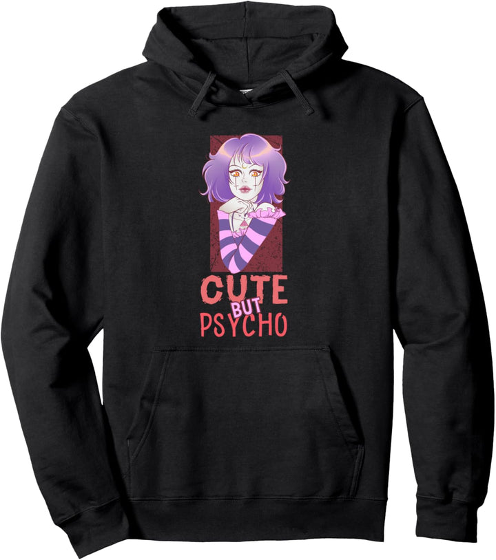 Kawaii Pastell Goth Niedlich aber Psycho Pullover Hoodie