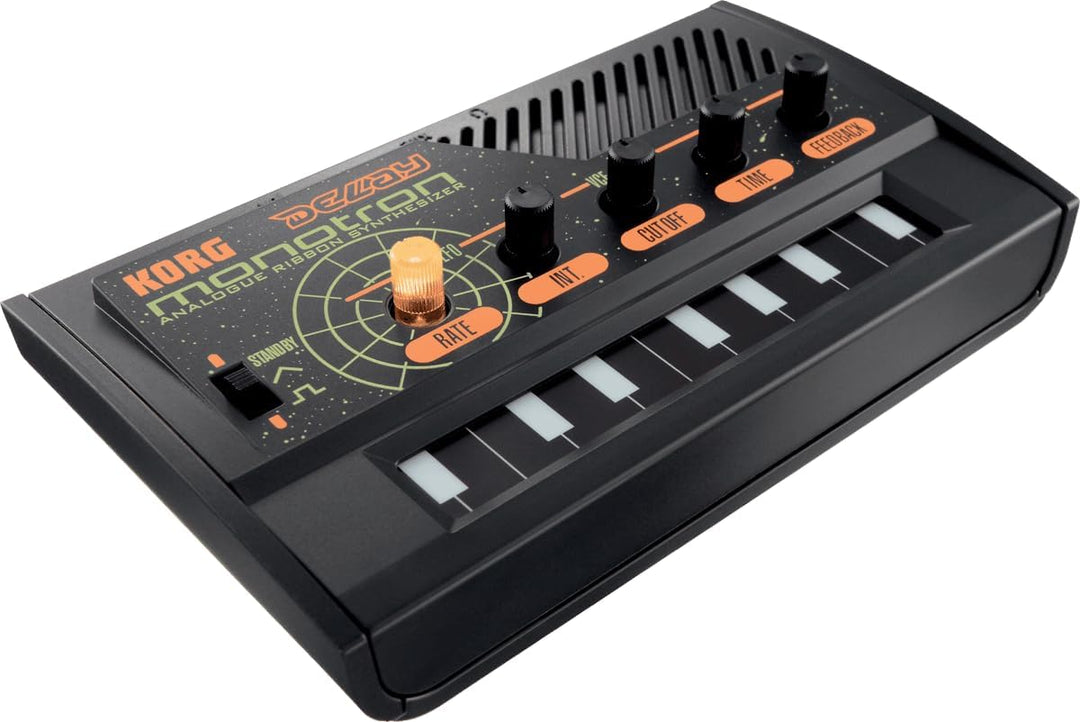 Korg DKO Monotron-Verzögerungs-Miniatur-Synthesizer Schwarz Monotron Delay Analogue Ribbon Synthesis