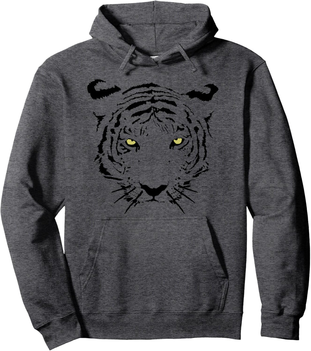 Tiger Face Netter Tier Tiger Kopf Pullover Hoodie