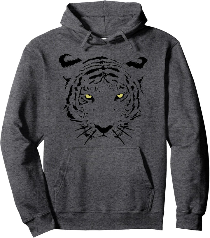 Tiger Face Netter Tier Tiger Kopf Pullover Hoodie