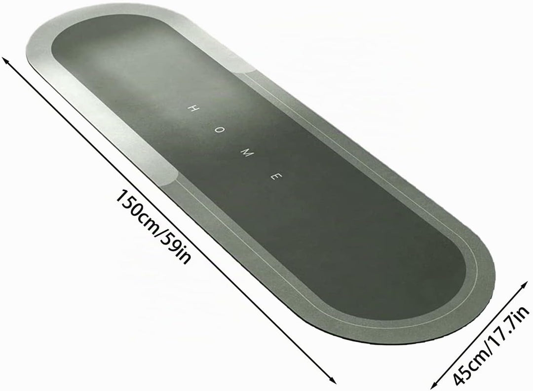 YeahBoom Super Absorbierende Bodenmatte,Schmutzabweisend Bodenmatte Für Bad,Memory-Schaum-Badematten