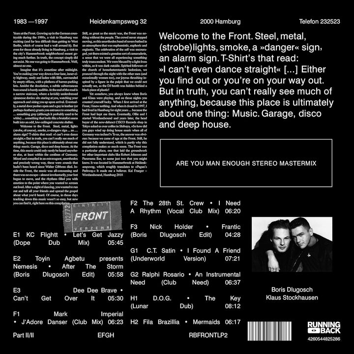 Running Back Presents: Front 2x12'' Pt.2, Vinyl