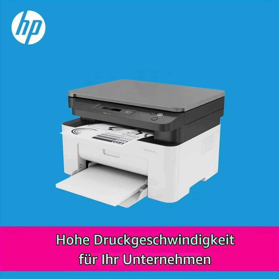 HP Laser 135wg Laser-Multifunktionsdrucker (Laserdrucker, Kopierer, Scanner, WLAN) 20 Seiten/Min Ohn