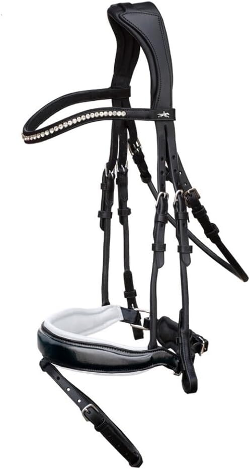 Schockemöhle Malibu Anatomic Snaffle Bridle Schwarz Full Size, Schwarz Full Size