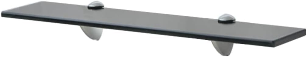 WIFESE 2 Stück Schwebende Regale 50x10x0,8 cm Ablagen Bad Regal Regal Glas Schwebend für Wohnzimmer