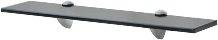 WIFESE 2 Stück Schwebende Regale 50x10x0,8 cm Ablagen Bad Regal Regal Glas Schwebend für Wohnzimmer