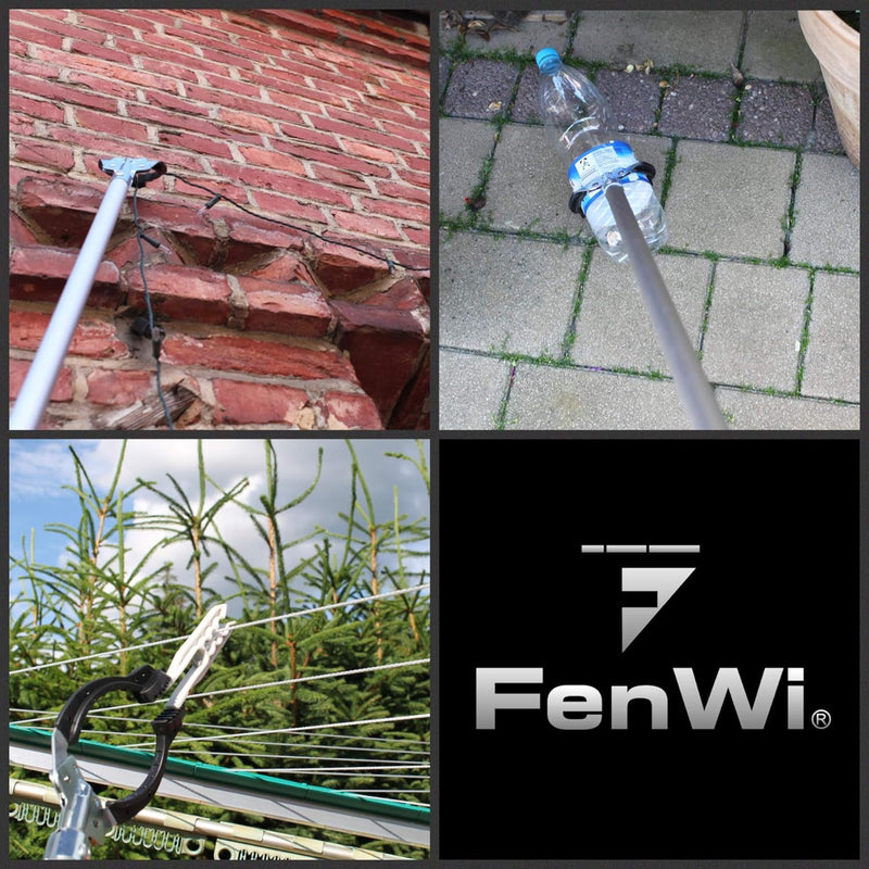 FenWi Multifunktions-Greifer I Müllzange I stabile und hochwertige Greifhilfe aus Aluminium als Grei