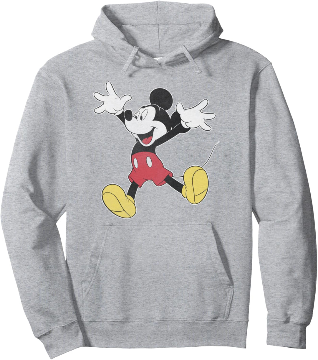 Disney Mickey Mouse Jumping for Joy Portrait Pullover Hoodie